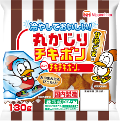 丸かじりチキボン甘辛ごま味のパッケージ画像